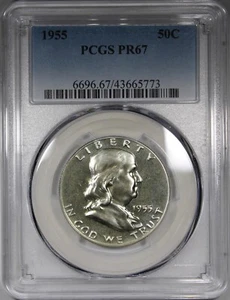 1955 Proof Franklin Half Dollar PCGS PR67 Better Date 50C - Picture 1 of 2