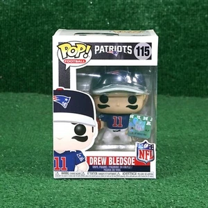 Funko Pop NFL #115 - Drew Bledsoe New England Patriots Blue Jersey *Mint* - Picture 1 of 4