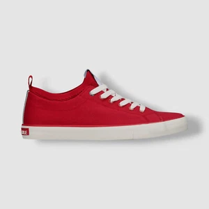 Kenneth Cole Men Red The Run Low-Top Lace-up Casual Sneakers Shoes Size 10.5 M - Picture 1 of 6