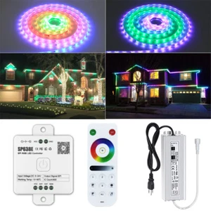 20FT 50FT 80FT 120FT 200FT Chasing Effect Pixels Addressable LED Strip Light 12V - Picture 1 of 18