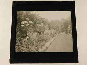 Antike s/w magische Laterne Rutsche Groombridge Platz & Garten Tunbridge Wells Kent - Bild 1 von 3