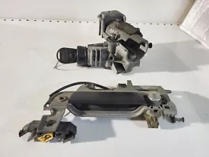 BMW E36 Door handle and steering lock set 51218199915 32321093265 - Picture 1 of 23