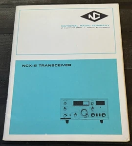 Manuale ricetrasmettitore NCX-5 nazionale ORIGINALE vintage - Foto 1 di 8