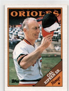 1988 Topps #444  Cal Ripken Sr.    Baltimore Orioles MLB Baseball Card