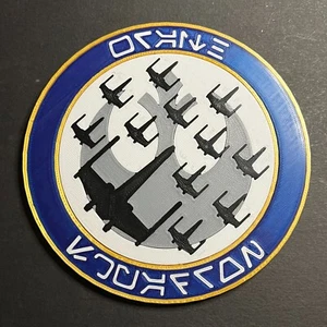 Star Wars Wraith Squadron Unit Patch Coaster - 3D Printed - Picture 1 of 5