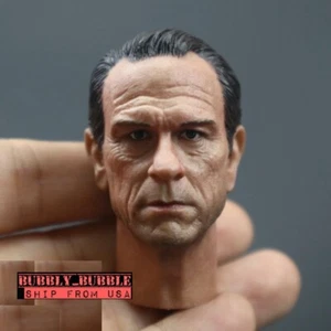 Testa di agente maschio 1/6 scolpisci uomini in nero per 12" Hot Toys Worldbox Figura ☆USA☆ - Foto 1 di 4
