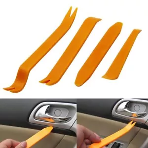 Set Auto Open Pry Radio Removal Tool Dash Audio Door Panel Remover Trim Car - Picture 1 of 12