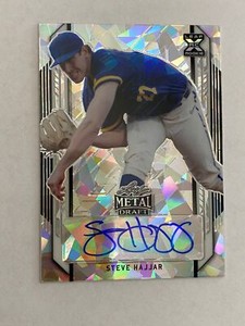 STEVE HAJJAR 2021 LEAF METAL DRAFT SILVER CRYSTALS RC AUTO, TWINS