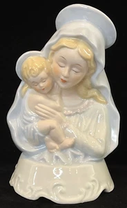 Vintage Virgin Mary and Child Wind Up Porcelain San Francisco Musical Figurine - Picture 1 of 10