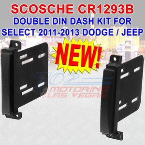 KIT DE INSTALACIÓN DOBLE DIN SCOSCHE CR1293B PARA JEEP CHREOKEE 2011-UP/DODGE DURANGO - Imagen 1 de 2