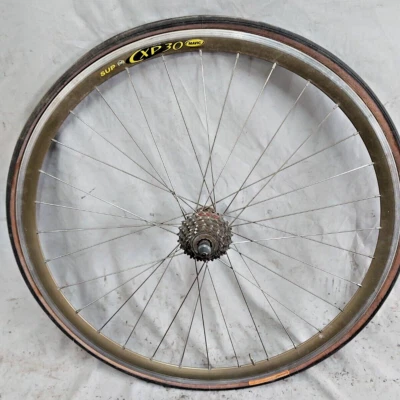 Shimano 105 700c Rear Road Bike Wheel 130mm 32S Mavic Sup CXP Aero Rim Ships USA - Image 1 of 4