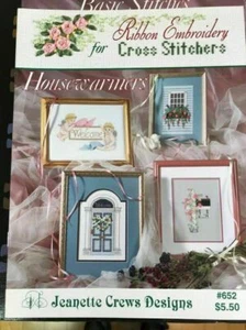 Cross Stitch Pattern Booklet: Ribbon Embroidery for XStitch Housewarmers - Picture 1 of 1