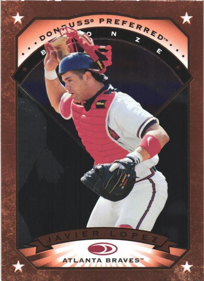 1997 Donruss Preferred #14 Javy Lopez  Atlanta Braves Bronze - Image 1 of 2