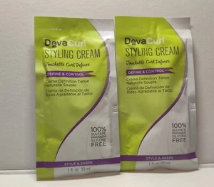 2 Deva Curl Styling Cream 1 Oz - Picture 1 of 1