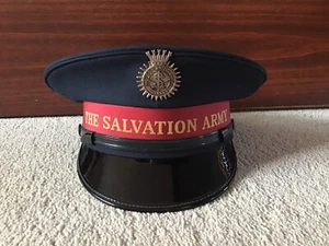 Vintage The Salvation Army Cap with Crest Pin Midway Cap Co. Chicago Size 7 1/8 - Picture 1 of 10