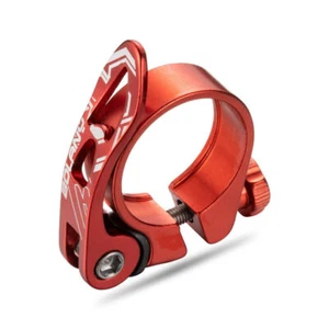 Bicycle Seatpost Clamps 31.8/34.9mm Aluminum Seat Post Lock Clamp Quick Release - Picture 1 of 10