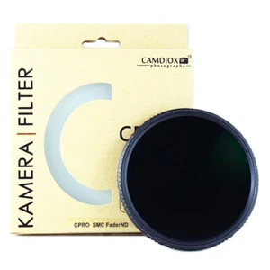 Camdiox 49mm C-Pro MC Variable Fader ND4-1000 ND ND4 ND8 ND400 ND1000 filter - Picture 1 of 3