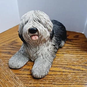 Old English Sheep Dog Statue By Sandicast - Picture 1 of 8