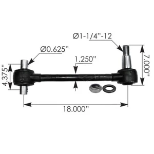 Torque Rod 18.000in Sealed Mack 25162529 ,17QF463P180 ,170QF251P11, TMR590 - Picture 1 of 1