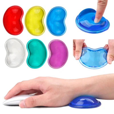 4Pcs Silicone Wrist Pad Gel Mouse Support Wrist Cushion Rests for Computer PC ↷ - Image 1 of 4