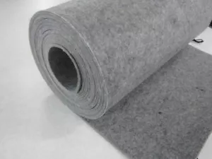 FELT craft felt felt fabric solid 3-4mm thick crafting gray marl EUR 8.98/m - Picture 1 of 1