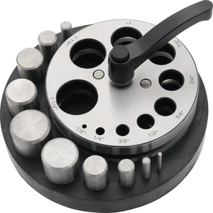 Round Disc cutter Set of 10 With Rubber Base - Picture 1 of 3