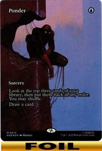 1x - Ponder - FOIL BORDERLESS #13 - Marvel Eternal-Legal - NM MTG - Picture 1 of 1
