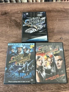 Starship Troopers Triple Feature DVD Lot - 1 (1997), 2 (2004, S.E.) & 3 (2008) - Picture 1 of 3