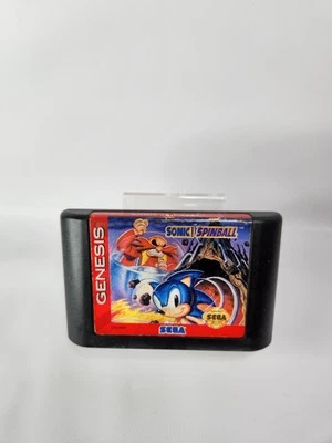 Sonic the Hedgehog Spinball (Sega Genesis, Authentic Cartridge Only Tested Works - Image 1 of 4