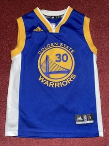 Adidas NBA Golden State Warriors Trikot Stephen Curry #30 Jugend Kinder Größe Small - Bild 1 von 6