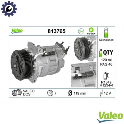 COMPRESSOR AIR CONDITIONING 813765 FOR RENAULT MASTER/III/Platform/Chassis/Van - Image 1 of 4