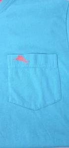¡NUEVO! Camiseta de hombre Tommy Bahama manga corta bolsillo. Talla pequeña con etiquetas. Color - Imagen 1 de 8