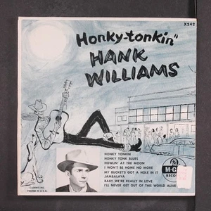 HANK WILLIAMS: honky-tonkin' MGM 7" Single 45 RPM - Picture 1 of 6