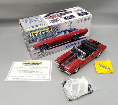 1970 Red Chevelle SS LS6 1:18 Scale Diecast By Exact Detail Replicas #WCC601 - Image 1 of 4