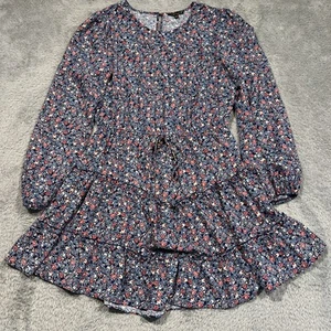VTG City Triangles Babydoll Dress Women’s XXL Y2K Floral Cottagecore Long Sleeve - Picture 1 of 14
