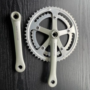 Vintage Shimano 105 FC-1056 Road Bike Crankset 172.5mm 53/42T Square Taper - Picture 1 of 5