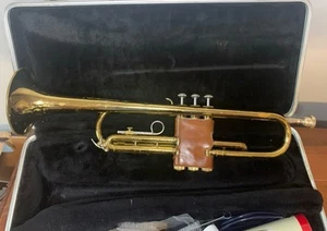 Vintage Bundy Trumpet by Selmer Co Designed by Vincent Bach with Case - Picture 1 of 14