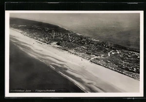 Juist, Ansichtskarte, Fliegeraufnahme des Nordseebads  - Picture 1 of 2