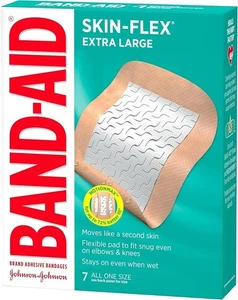 Band-Aid Brand Skin-Flex Adhesive Bandages-Extra Large, All One Size, 7 ct - Picture 1 of 6
