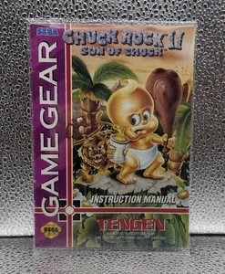 Chuck Rock 2 Son Of Chuck Sega Game Gear Manual 1993 - Picture 1 of 5