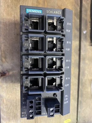 SIEMENS SIMATIC NET INDUSTRIAL ETHERNET SWITCH 6GK5208-0BA10-2AA3 - Photo 1/4