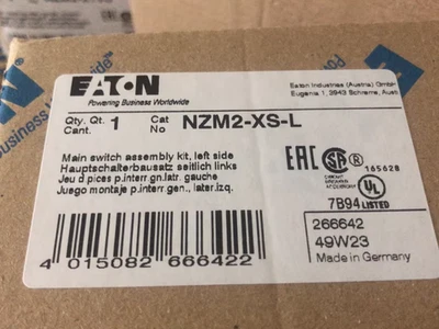 New EATON MOELLER NZM2-XS-L NZM2XSL Fast Delivery - Image 1 of 2