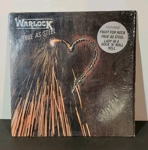 Warlock-True As Steel 1986 Vinyl Record Album Heavy Metal - Picture 1 of 12