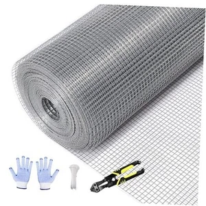 Tongmo 48" x 100' Hardware Cloth, 1inch Mesh Galvanized Chicken Wire Fence, 19 - Picture 1 of 8