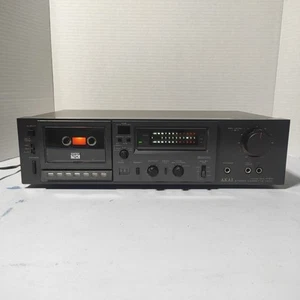 Vintage AKAI GX-F35 Stereo Cassette Deck - Super GX - Rare Black Model - Picture 1 of 7
