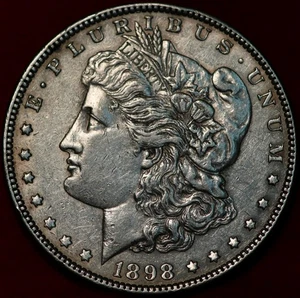 1898 Philadelphia Mint Silver Morgan Dollar - Picture 1 of 2