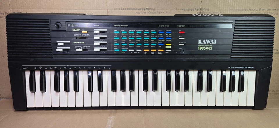 UNTESTED Kawai WK40 61-Keys PCM MIDI Synth Electronic Musical Keyboard **READ** - Image 1 of 4