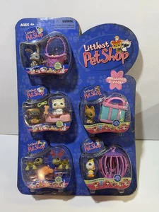 1 Littlest Pet Shop collectors 5 pack 2005 Read Dogs Turtles Rabbit And Bird - Picture 1 of 7