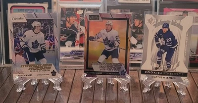 2023-24 OPC MARQUEE RC Rainbow Foil/350 & Sunset & SP RC /1229 MATTHEW KNIES  - Image 1 of 4