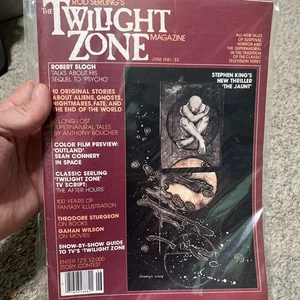 Twilight Zone Magazine june 1981 Stephen King's New Thriller The Jaunt 13 Pages - Imagen 1 de 6